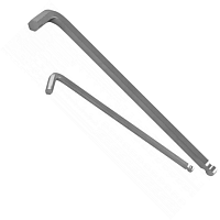 Ключ торцевой шестигранный с шаром удлиненный для изношенного крепежа Jonnesway